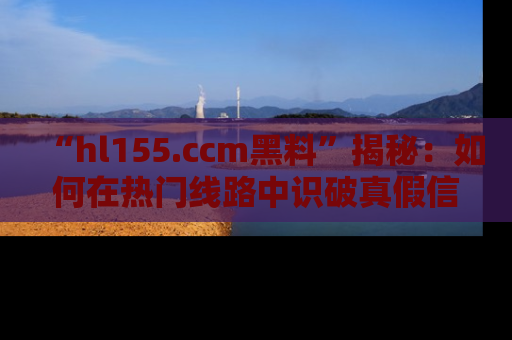 “hl155.ccm黑料”揭秘:如何在热门线路中识破真假信息