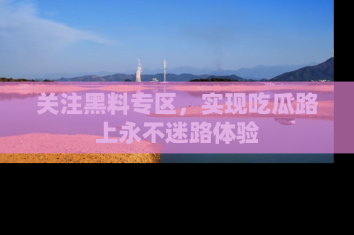 关注黑料专区，实现吃瓜路上永不迷路体验
