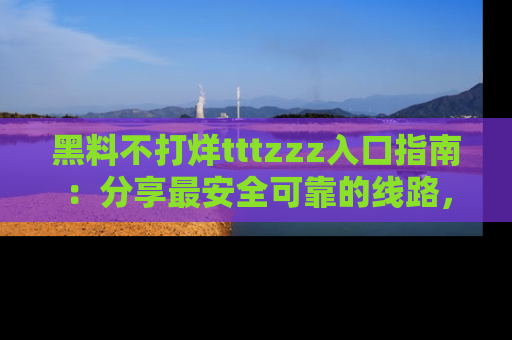 黑料不打烊tttzzz入口指南：分享最安全可靠的线路，轻松获取最新八卦！