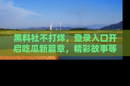 黑料社不打烊，登录入口开启吃瓜新篇章，精彩故事等你来发现！