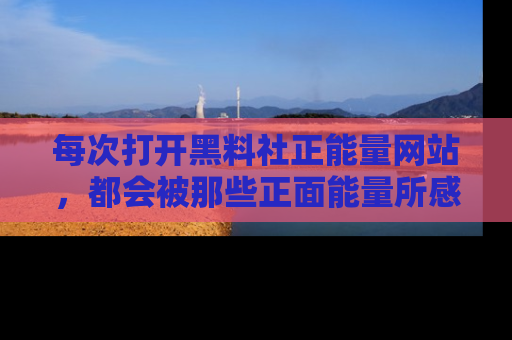 每次打开黑料社正能量网站，都会被那些正面能量所感染，一起加入不打烊的快乐吧！