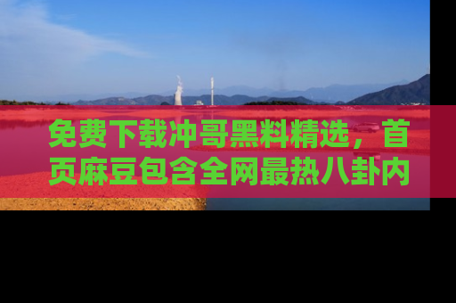 免费下载冲哥黑料精选，首页麻豆包含全网最热八卦内容