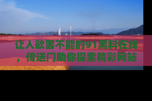 让人欲罢不能的91黑料在线，传送门助你探索精彩网站内幕！