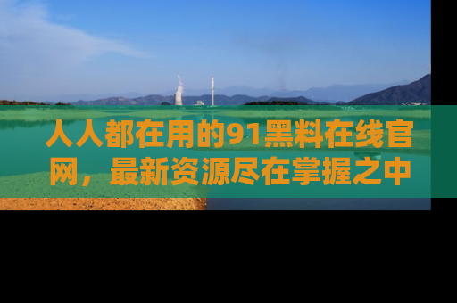 人人都在用的91黑料在线官网，最新资源尽在掌握之中