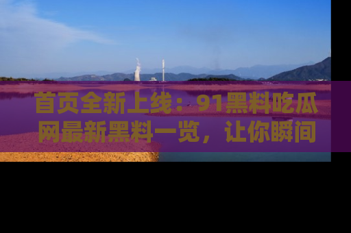 首页全新上线:91黑料吃瓜网最新黑料一览,让你瞬间掌握