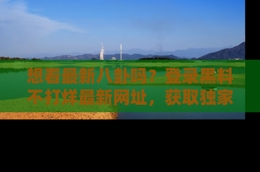 想看最新八卦吗？登录黑料不打烊最新网址，获取独家内容