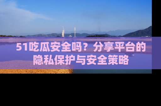 51吃瓜安全吗?分享平台的隐私保护与安全策略