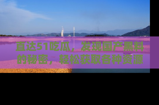 直达51吃瓜,发现国产黑料的秘密,轻松获取各种资源与资讯